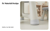 Child-Safe Design Peanut Shaped Kids Desk Sturdy Construction Kids Table and Chair Set Rounded Edges children's Study Desk and Chair Easy to Clean for Preschoolers, Daycare Providers, Playroom, Nursery, Classroom, Art Corner