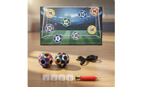Sticky Soccer Target Mat Numbered Areas Soccer Scoring Mat Corner Loops Practice Board for Children