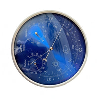 Atmospheric Pressure Meter Hygrometer Thermometer Round Analog Atmospheric Pressure Meter Easy Reading Dial Thermometer