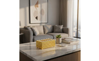 Crystal Tissue Box Decorative Accent Luxury Napkin Container Non-Slip Base