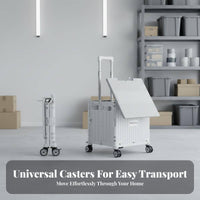 Foldable Trunk organizer Portable with Handles freight Container for asphalt Trips