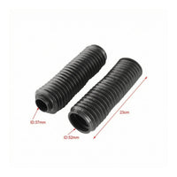 Corrugated Fork Dust Boots Shielding Motorcycle Fork Boot Long-Lasting Shock-Absorber Dust Boot Easy Install for Motorcyclists