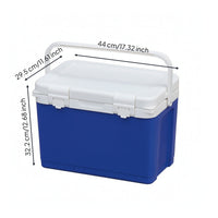 Insulated Container with Ice Firm-Sided-Sided Insulated Transport Container Rigid Ice Chest for Immunization Carry