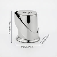 Ice Pail with Lid Stainless Steel Insulated Ice Pail Portable for Home Bar