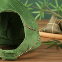 Soft Fabric Zongzi Hat Festive Headwear Prop for Party