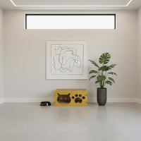 Cat Bed with Toy Balls Eco Friendly Material Cat Scratcher House Scratching Board for Cats, Indoor