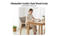 Upholstered Armchair Sturdy Frame Dining Seat Ergonomic Support for Reading Nook