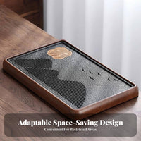Water-Storing Tea Board space-saving Design Tableware Easy to Clean for Individuals