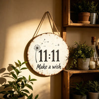 Creative Retro 11:11 Wish Dandelion Iron Art Decoration