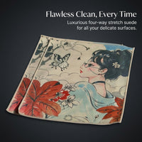 Microfiber Suede Cleaning Cloth, Thick Lens Cleaning Cloth, Soft Screen Cleaning Cloth, Re-usable Screen Cleaning Cloth, Washable Suede Cleaning Cloth