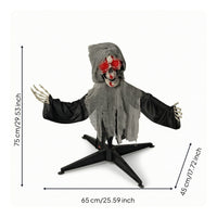 Skeleton Specter Motion-Activated Specter with Stand Battery-Powered