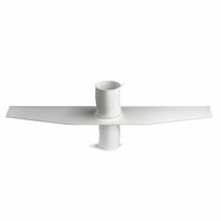 Textile Window Seal with Hose Sleeve Universal Baffle White