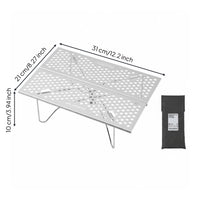 Foldable Ultralight Folding Table Compact Ultralight Backpacking Table Quick Setup No Tools Required for Backpackers, Campers, Hiking
