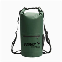 Quick-Access Dry Bag with Front Pocket Sturdy Dry Bag with Mesh Pocket Compact Waterproof Backpack Heavy Duty for Kayakers, Swimmers, Kayaking, Beach