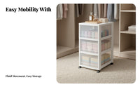 Stackable Clear Drawer Transparent Stackable Pull-withdrawable container interlocking for children' Room