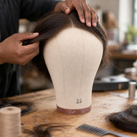Canvas Mannequin Head for Wig Display and Styling