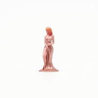 1/64 Female Figurine Shiny Luster Standing Girl Model High Slit