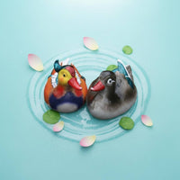 2 Pieces Floating Duck Statue Water Decoration Duck Pair Ornament Easy to Place