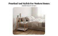 C-Shaped Rolling Table Space-Saving Sofa Desk Modern Design for Students, Adults
