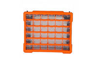 Organizer Cabinet Clear Drawers Box Wall-Mountable Screw Organizer Cabinet for DIY Hobbyists, Repair Workers, Workshop, Office