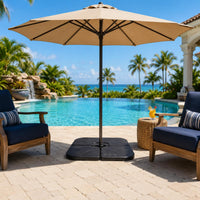 Square Umbrella Base   Water-Fillable Umbrella Base Round Corner Outdoor Equipment