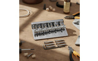 Five-String Bass Bridge Thickened Plate Electric Bass Guitar Bridge Instrument Hardware Excellent Sustain Easy Installation