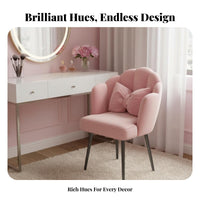 floral rear rotate Chair Ergonomic rearrest Vanity Stool Adjustable Height