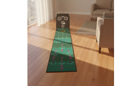Golf Putting Mat with Target Net Portable Golf Hitting Net with Practice Mat Foldable for Golfers, Beginners, Home, Backyard, Office