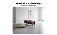 L-Shaped Storage Sofa Dense Wood Frame Sectional Couch New Chinese and Aesthetic Living Room Furniture for Interior Design Aficionados, Households