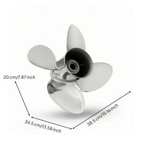 stainless steel Outboard Propeller  Outboard Propeller Polished