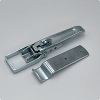 Galvanized Metal Latch Lock Latch Mechanism Long-Lasting Strike Plate Set Coiled-Loaded Latch Long-Lasting