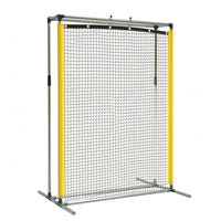Tennis Rebound Net Black and Yellow Tennis Rebounder Hanging