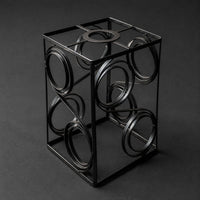 Black Metal Cage Shade Minimalist Wire Lampshade Easy to Clean
