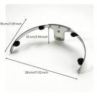 Tom Drum Mounting Mount Bracket Chrome Drum Hanger System Bracket Stable Hardware for Drummers, Stage