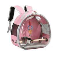 Bird Backpack Carrier Easy Access Bird Carrier with Perch Safe for Vet Visits