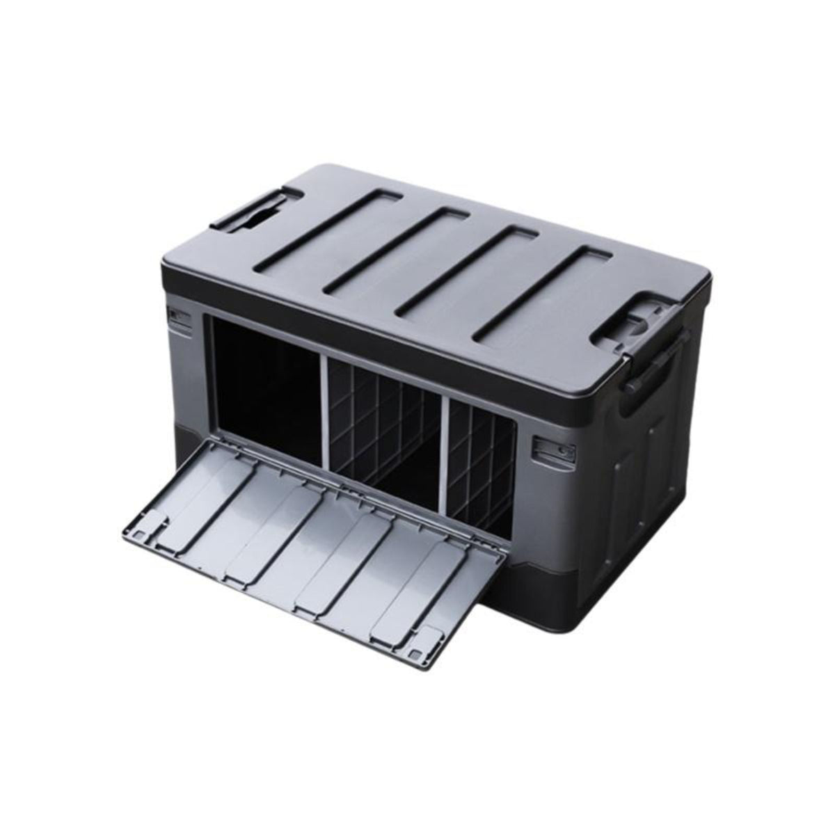 Foldable leather trunk organizer