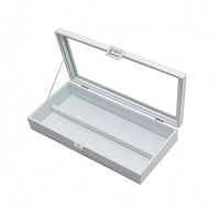 Eyewear Display Case Transparent Lid Sunglass Holder Rectangular