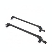 Roof Rack Crossbars Clamp on Roof Rack Crossbar No Hole Cross Rails with Brackets for Commuters, Small Cars, Two Wheelers