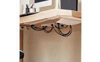 Under Desk Cable Management Net Screw-in Under Desk Cable Cradle Strong