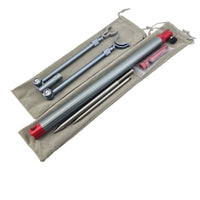 Ultralight Raft Fishing Rod Holder Multifunction Aluminum Fishing Rod Bracket Long Cast Stable for Lure Anglers