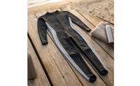 Athletic Swimsuit Front Zipper Long Sleeve Full Body Rash Guard One Piece Waterwear for Women Swimming