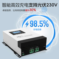 MPPT太阳能控制器12V24V48V60V72V96V全自动230V30A60A120A充电器