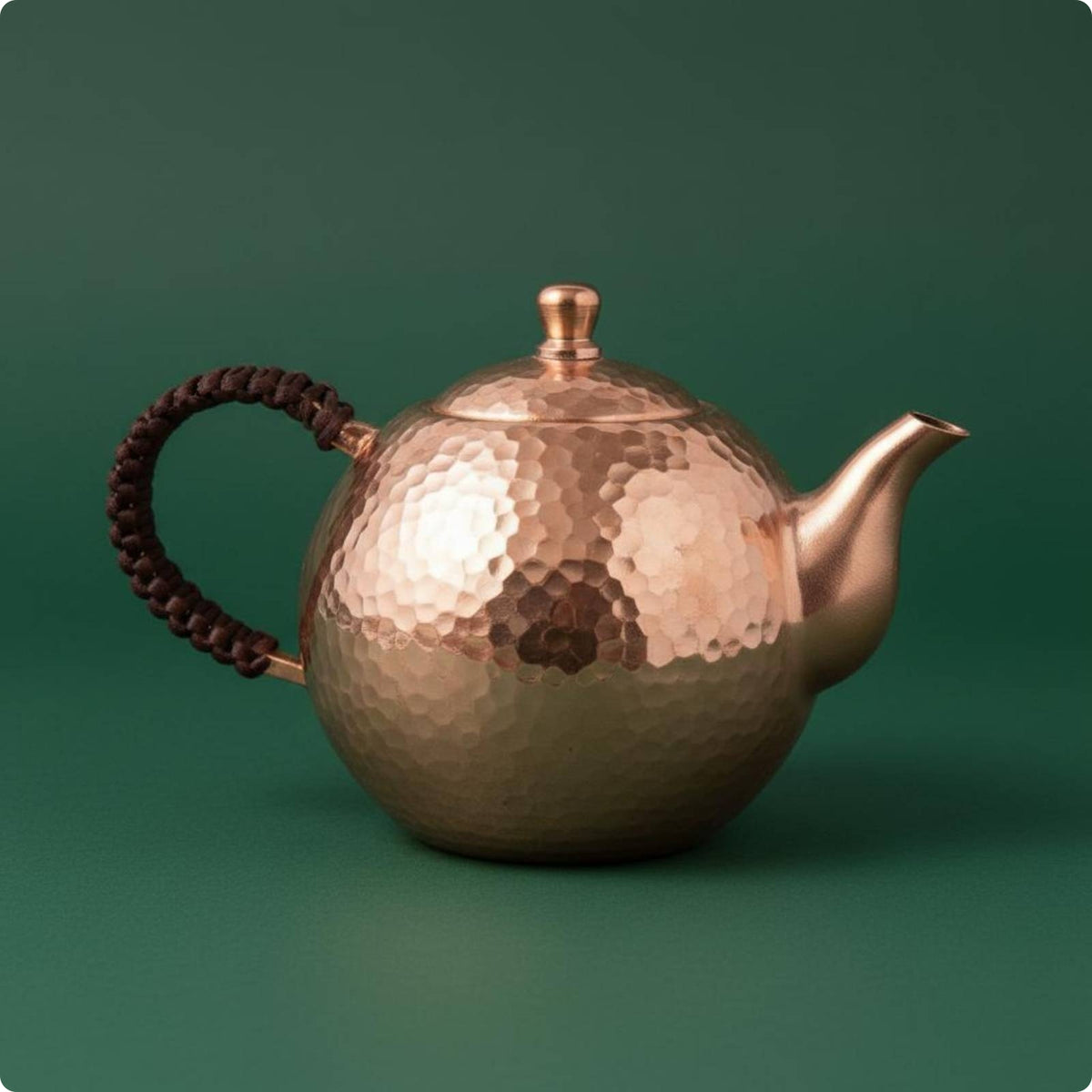 300 Ml Pure Copper Tea Kettle Copper Tea Kettle Rust-Resistant