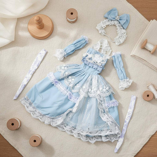1/3 BJD Doll Outfit Skin-Friendly BJD Doll Clothes Set Wear-Resistant