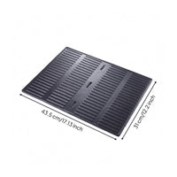 Cast Grill Plate Raised Ribs Ribbed Grill Plate Cooking Gear for Barbecue