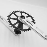 EVOSID Road Bike Crankset 3-Bolt Chainring CNC Lightweight 40-50T for Gravel and Folding Bike Modification
