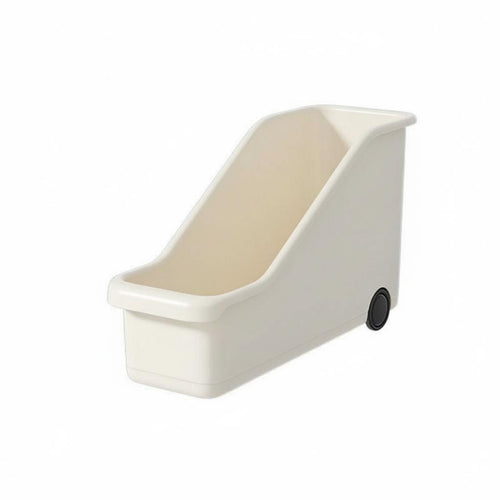 Slim Rolling trolley Space-Saving Slim Rolling trolley Lockable Casters for Students