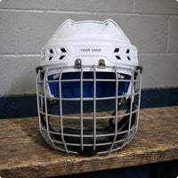 Hockey Helmet with Face Guard Comfortable Safeguarding Headgear Chin Straps