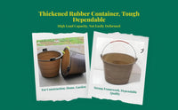 Durable plastic pail for storage