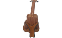 Ukuleles Stand Detachable Wooden Stand with Cushioned Border Compact Ukuleles Holder for Music Studio, Bedroom